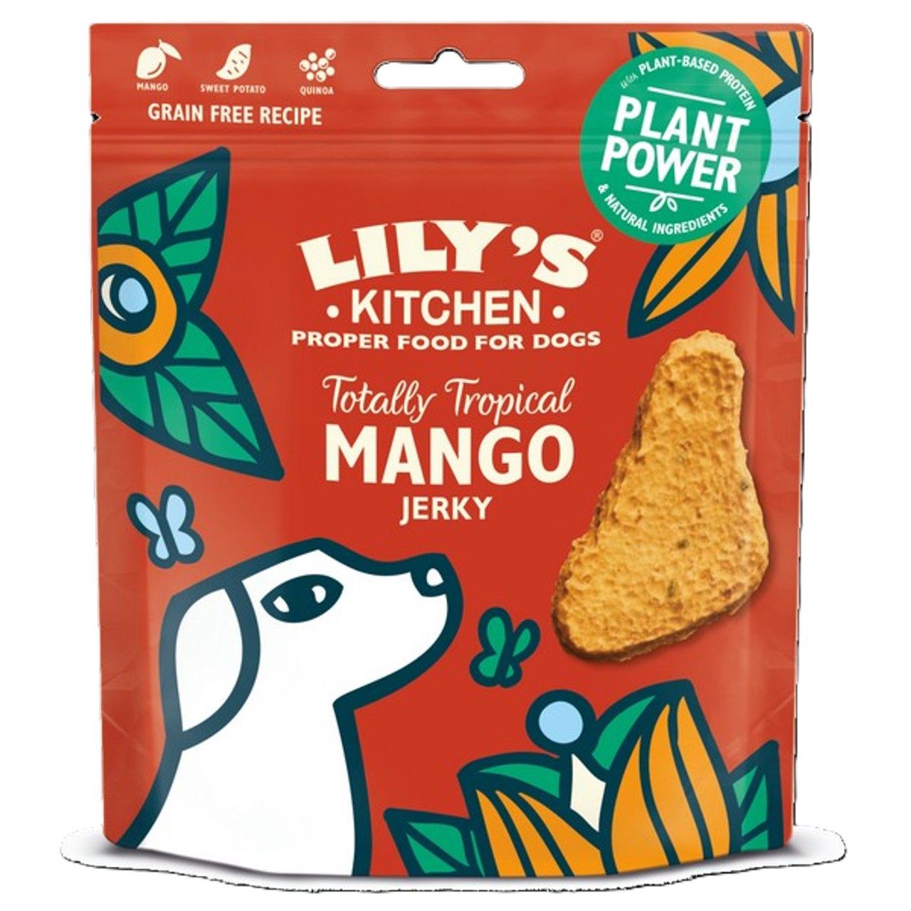 Lilys Dog Totally Tropical Mango Jerky 70g