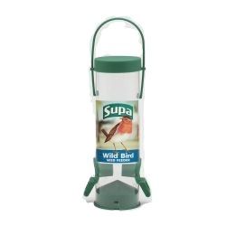 Supa Plastic 2 Port Seed Feeder Green 20cm (8&quot;)