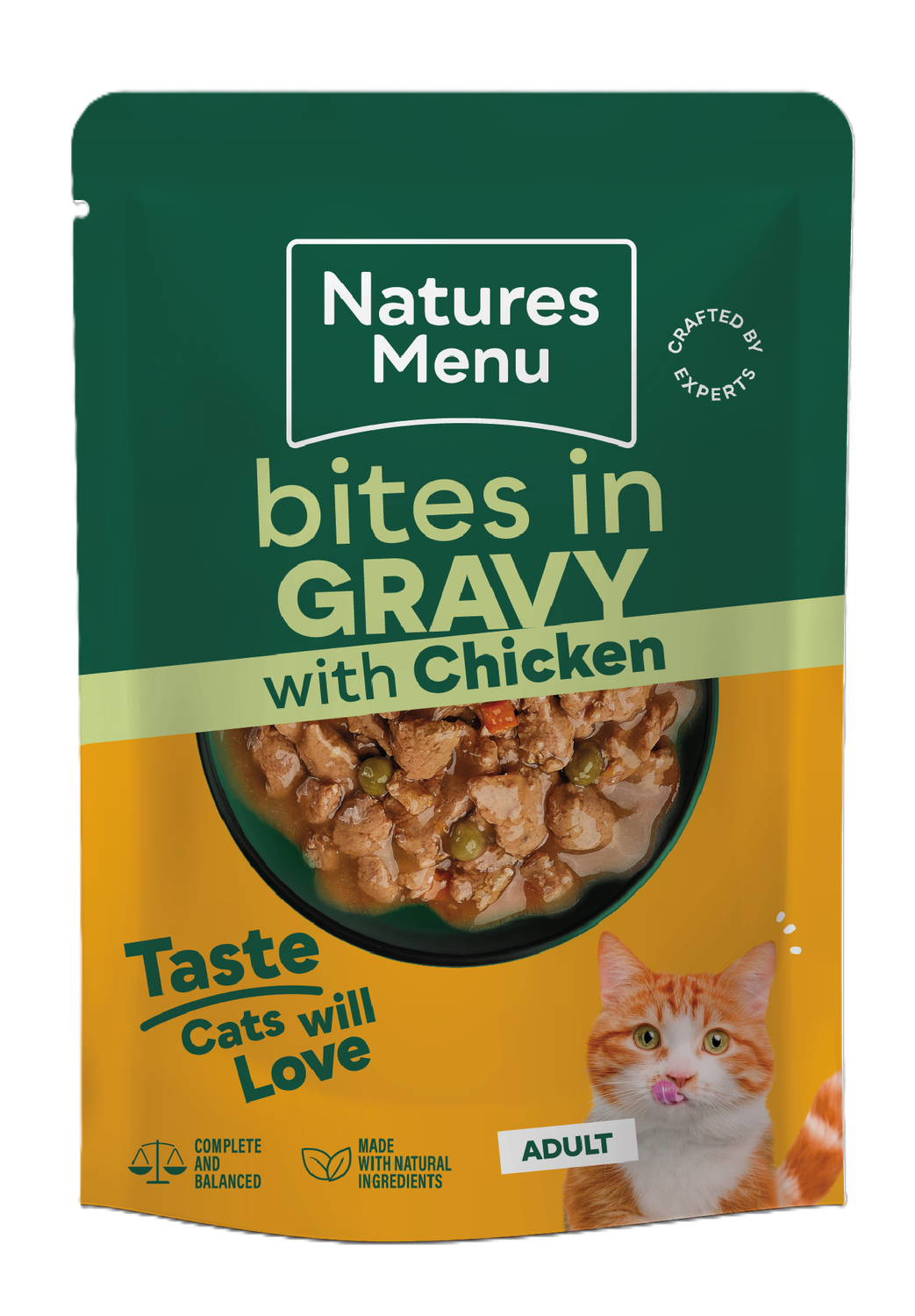 Natures Menu Chicken Bites in Gravy 85g