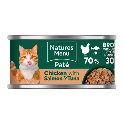 Natures Menu Cat Can Chicken With Salmon &amp; Tuna 85g