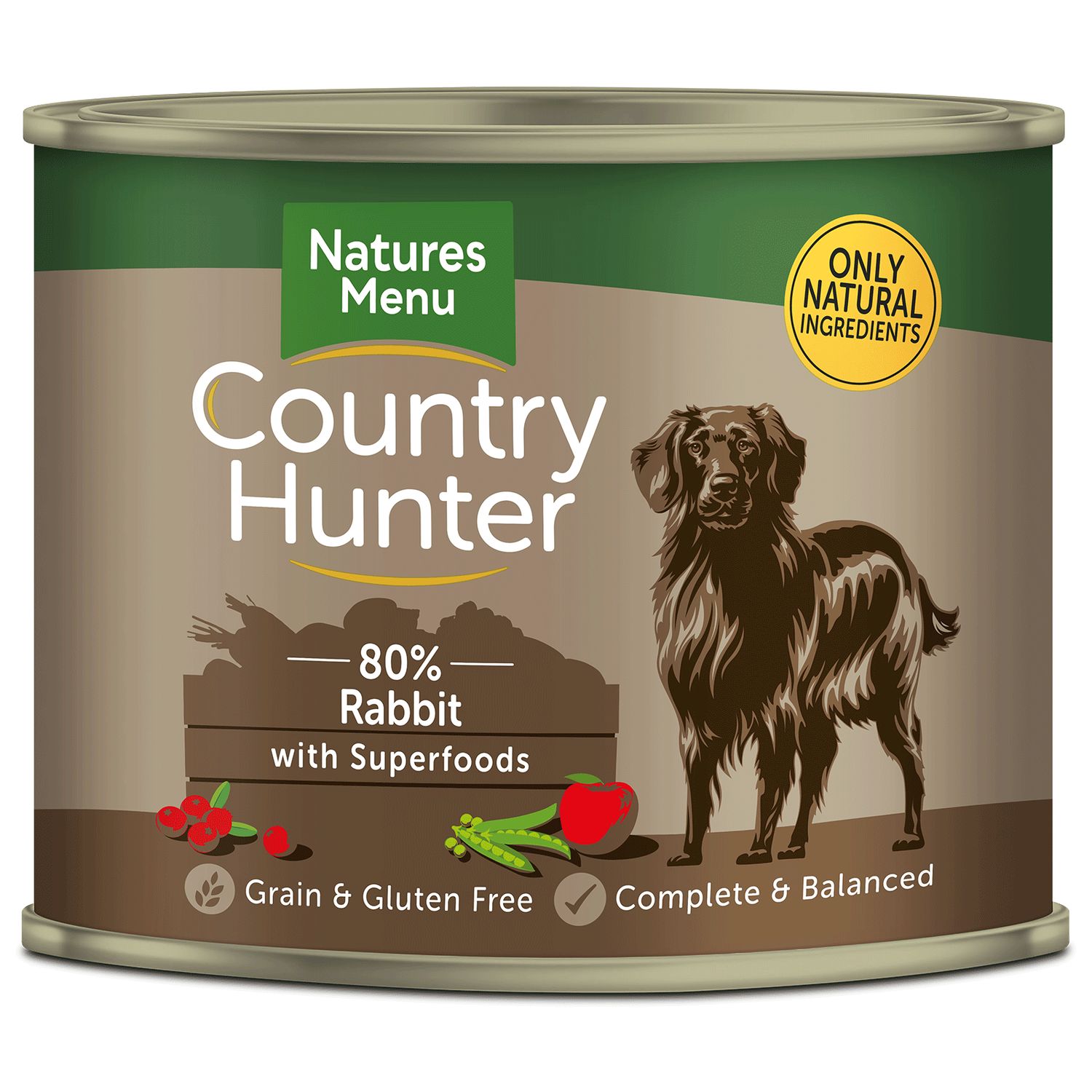 Country Hunter Rabbit Dog Can 600g