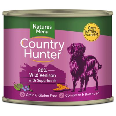 Country Hunter Venison Dog Can 600g