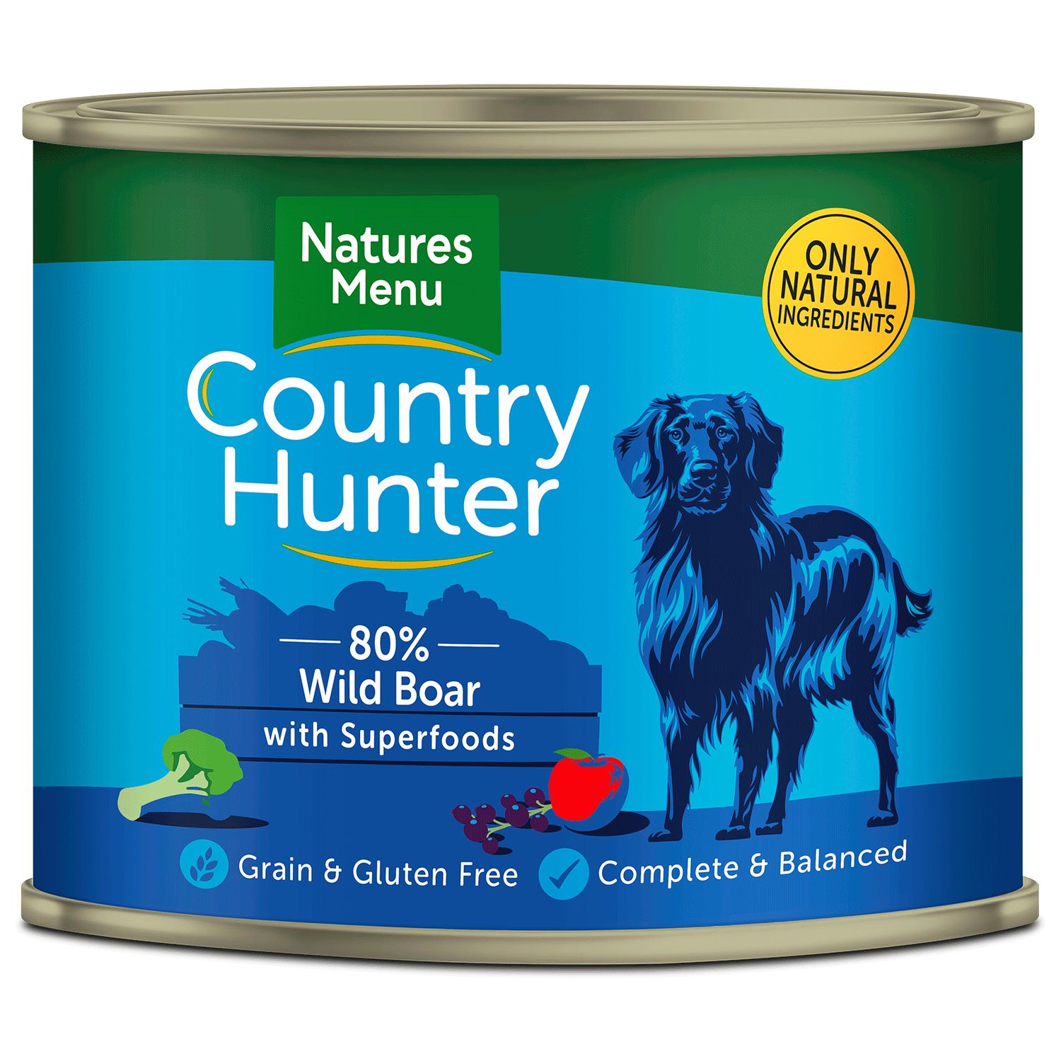 Country Hunter Wild Boar Dog Can 600g