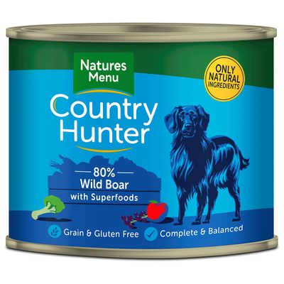 Country Hunter Wild Boar Dog Can 600g