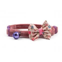 Ancol Collar Cat Vintage Pink Bow, 20-30cm