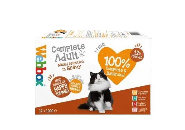 Webbox Cat Pouches Gravy Selection 12 x 100g
