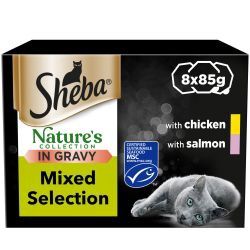 Sheba Nature Collection Mixed Selection in Gravy Tray 8 x 85g