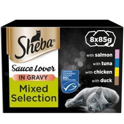 Sheba Sauce Lover Mixed Collection Tray 8 x 85g