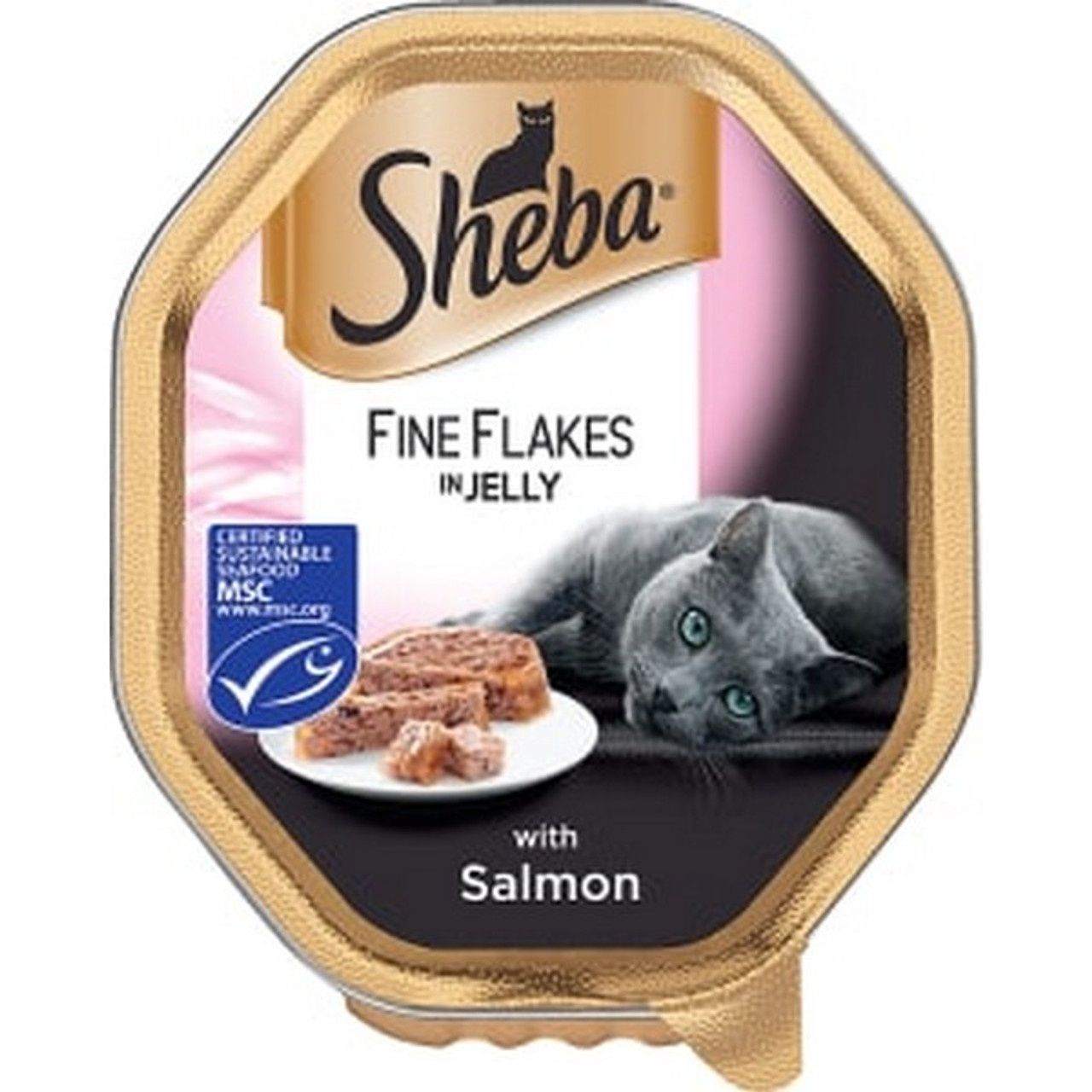 Sheba Tray Salmon In Jelly 85g
