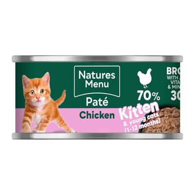 Natures Menu Kitten Can Chicken 85g