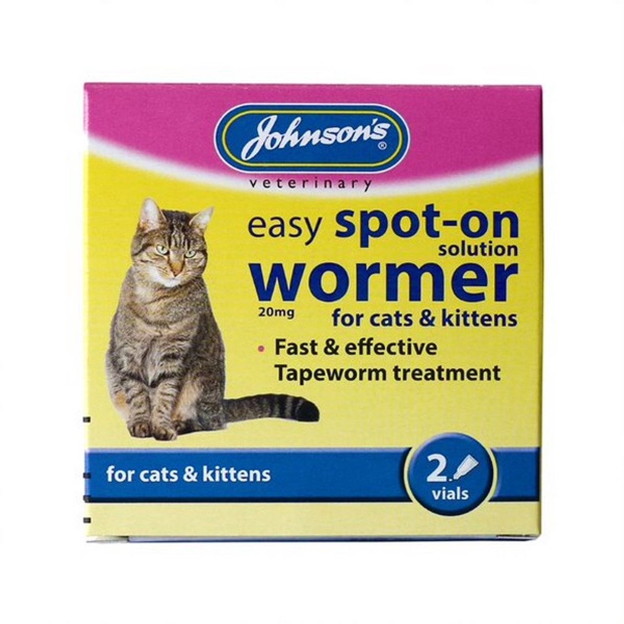 Johnsons Easy Spot-On Wormer For Cats &amp; Kittens