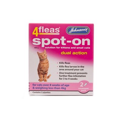 Johnsons 4Fleas Spot On Kitten/Small Cat 40mg