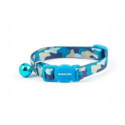 Ancol Cat Collar Camouflage Blue