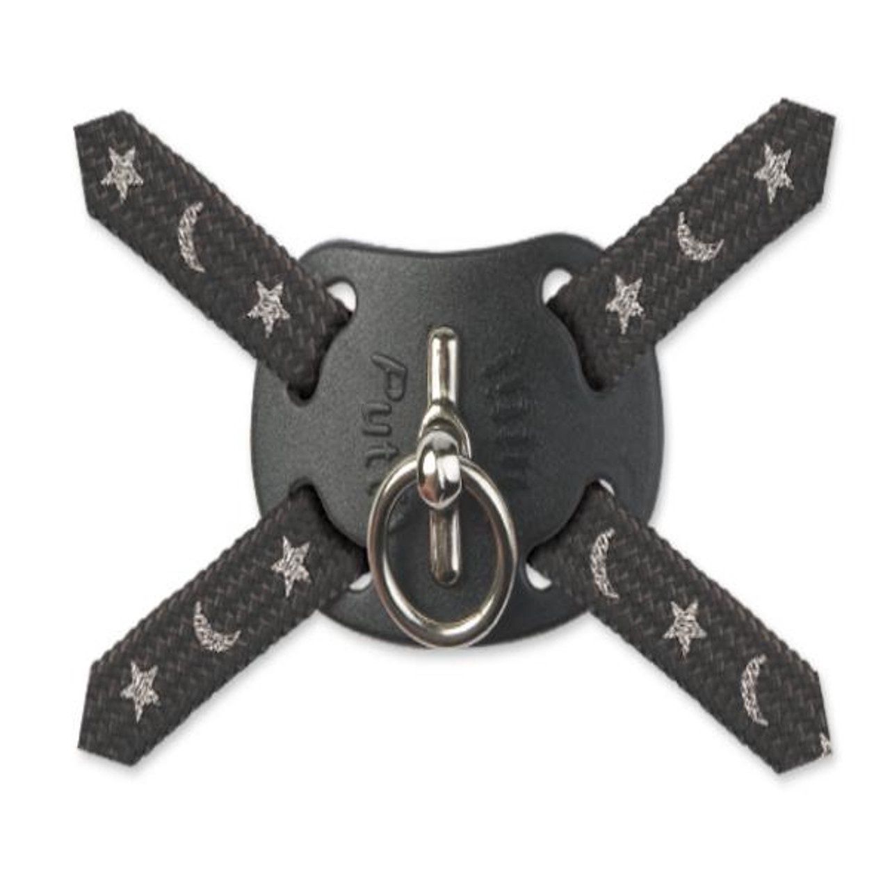 Ancol Cat Harness &amp; Lead Set - Moon &amp; Stars Black