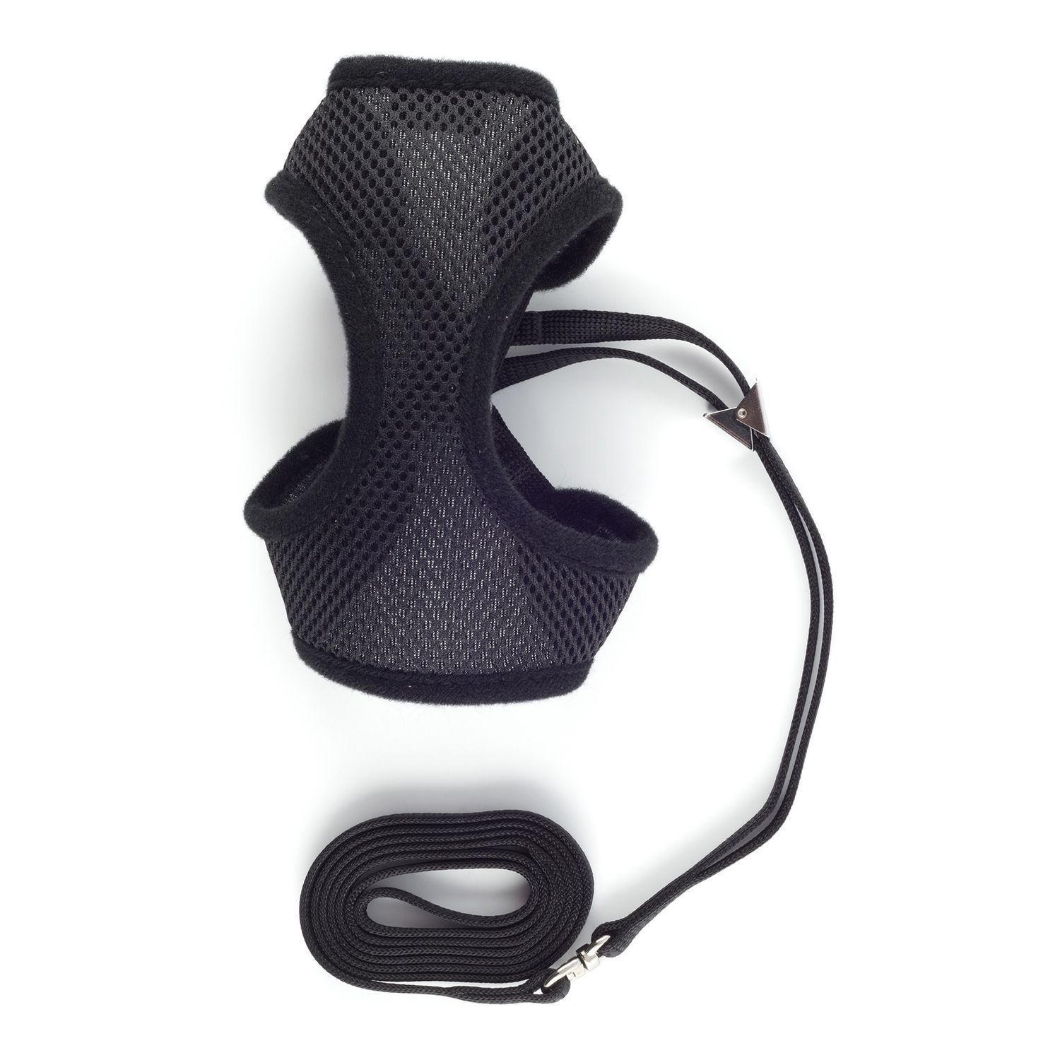 Ancol Cat Harness Soft Nylon Black Medium