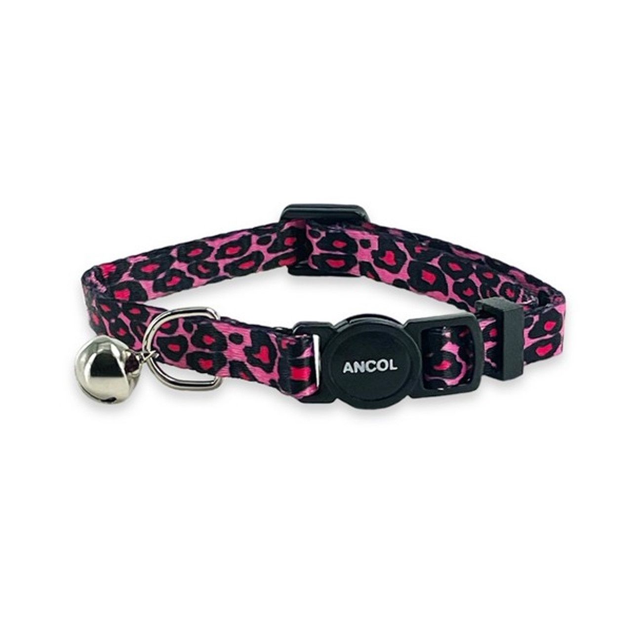 Ancol Pink Leopard Cat Collar