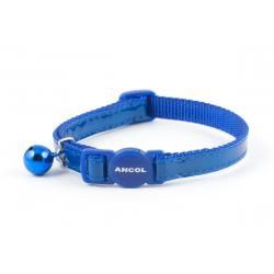 Gloss Reflective Cat Collar Blue