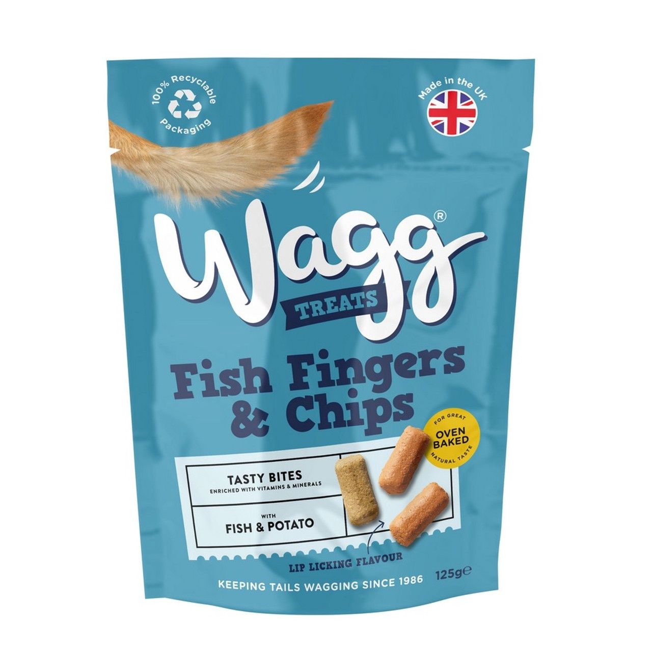 Wagg Fish Finger Treats 125g