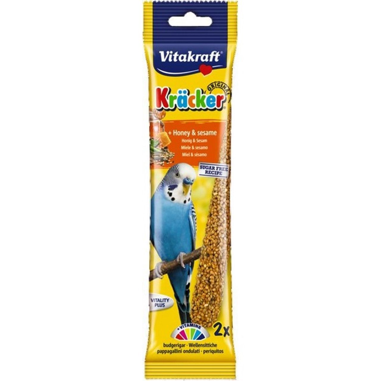 Vitakraft Budgie Honey Sesame 2 Pack