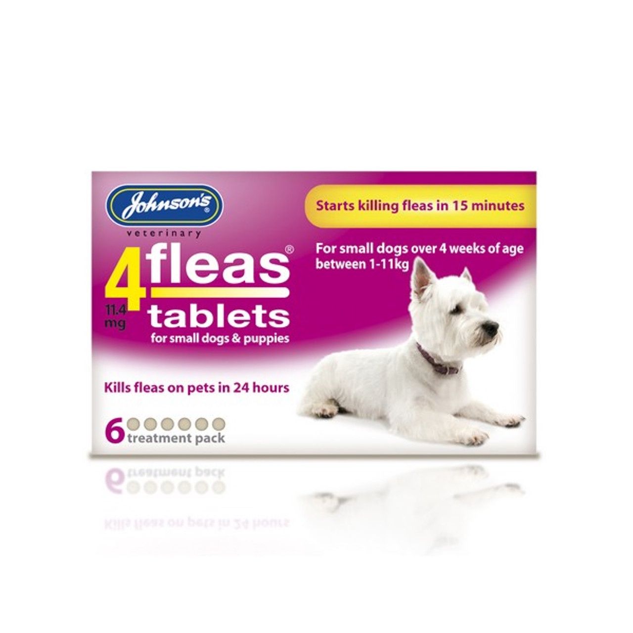 JVP 4 Fleas Small &amp; Puppy (6 Tablets)