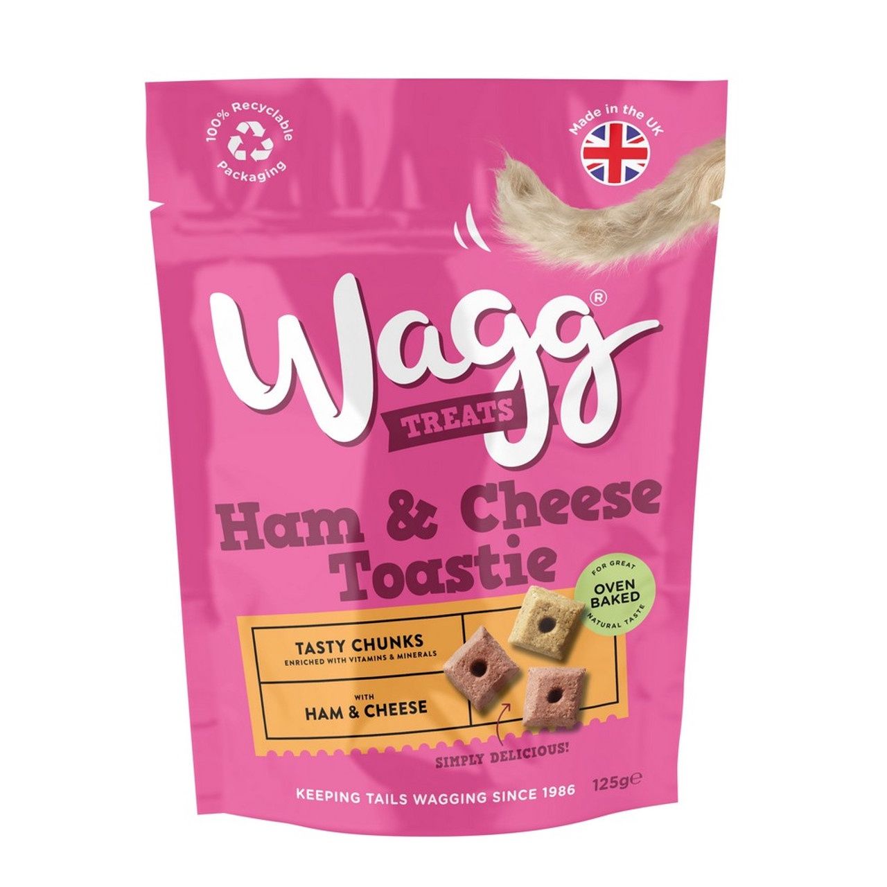 Wagg Dog Treats Ham &amp; Cheese Toastie
