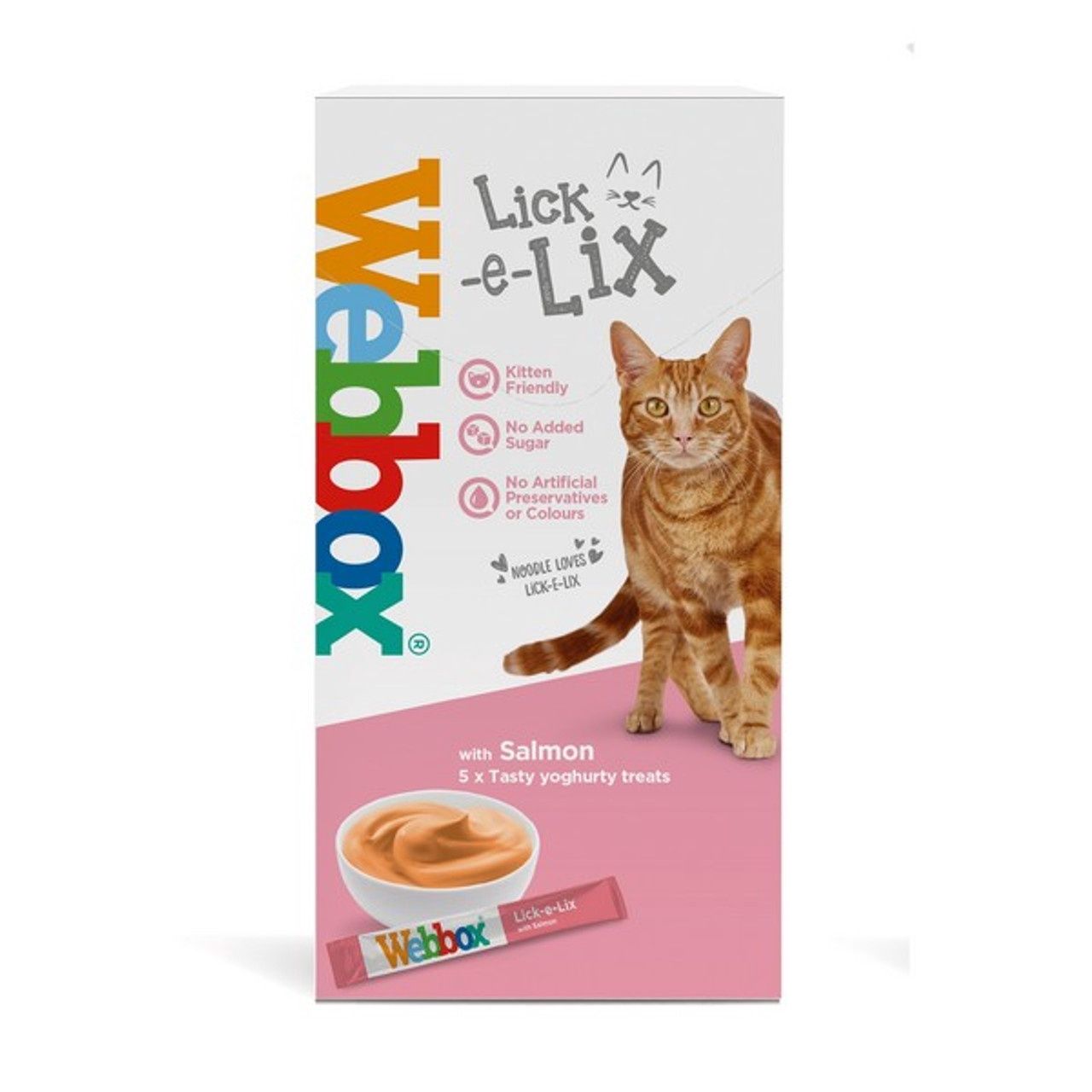Webbox Cats Delight Lick-e-Lix Salmon 5 Pk