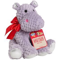 X Good Boy Christmas Gift Hippo 10&quot;