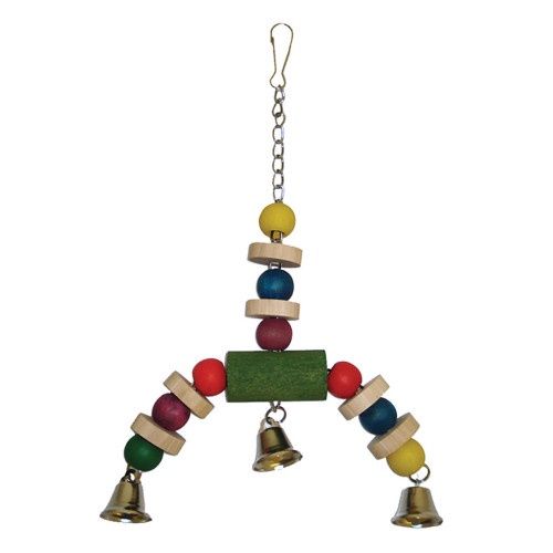 The Bird House Jingler Wood Bird Toy