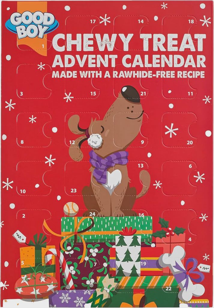 X Good Boy Chewy Advent Calendar for Dogs 60g