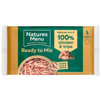 Natures Menu Free Flow - 100% Chicken &amp; Tripe 2Kg