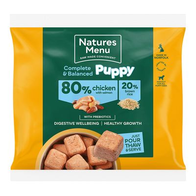 Natures Menu 80/20 Nuggets - Puppy Chicken &amp; Salmon 1kg