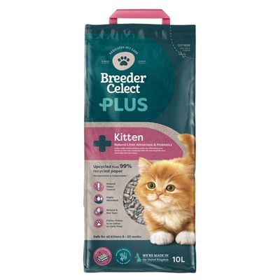 Breeder Celect PLUS Paper Kitten Litter 10LTR