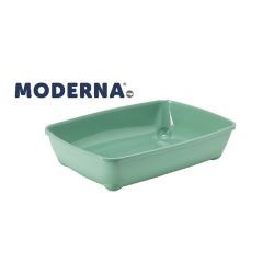 Moderna Cat Litter Tray Soft Green 42cm