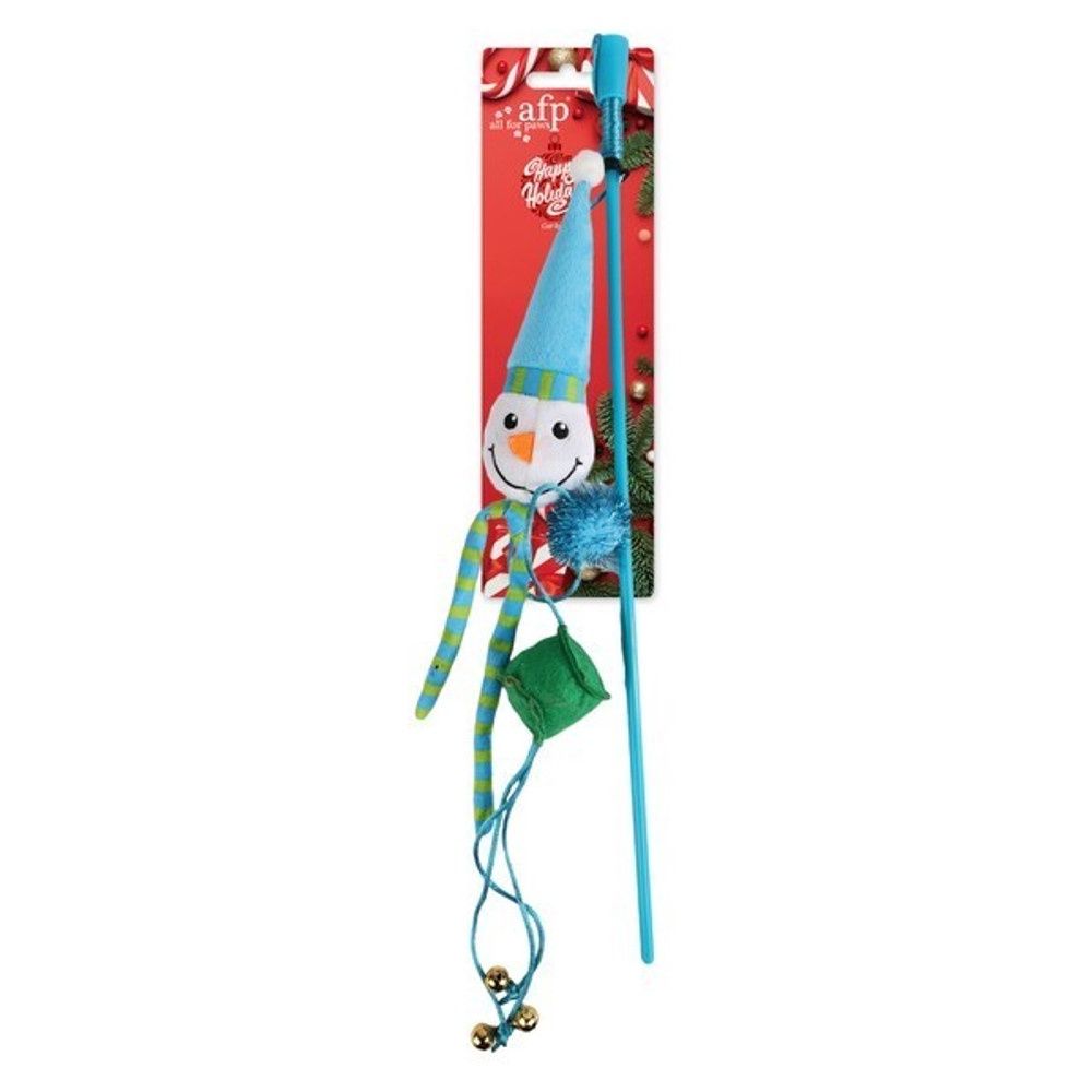 All for Paws Snowman Cat Wand