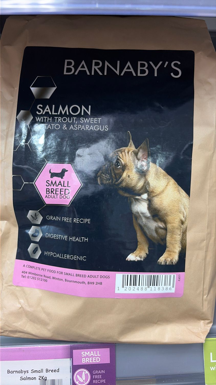 Barnabys Small Breed Salmon 2Kg