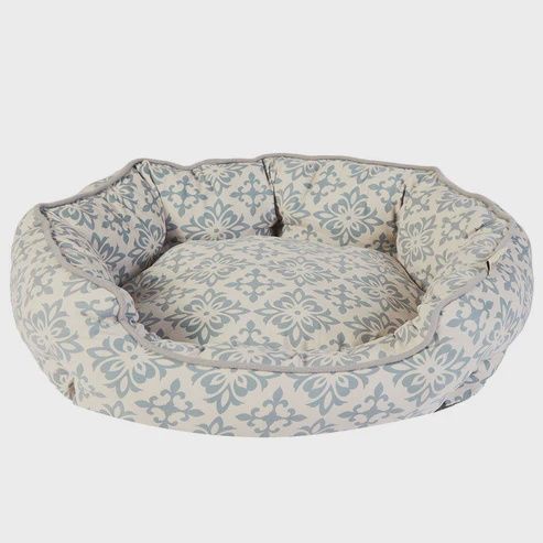 Dream Paws Scalloped Pet Bed Medium Grey