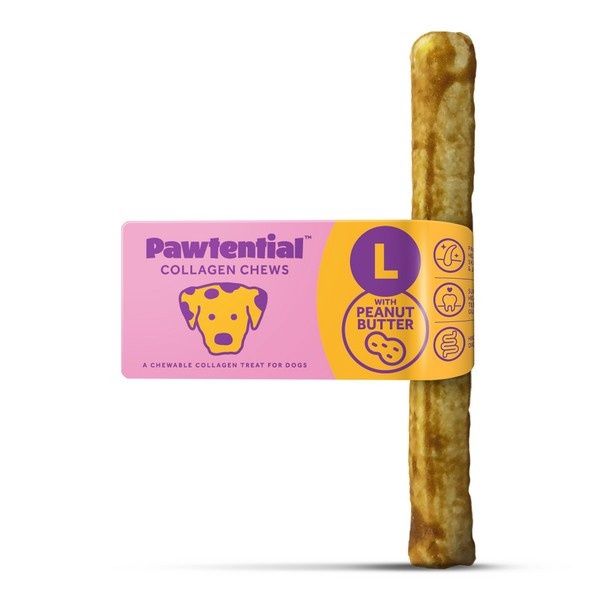 Pawtential Collagen Chew - Peanut Large 110g
