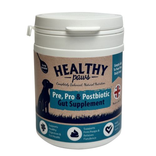 Healthy Paws Pre, Pro &amp; Postbiotic (Gut Supplement) 150g