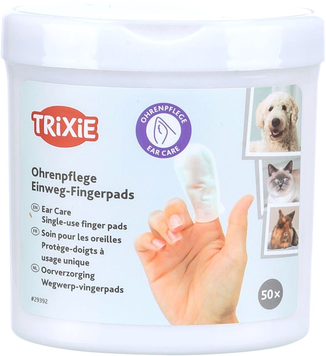 Trixie Single-Use Ear Cleaning  Finger Pads