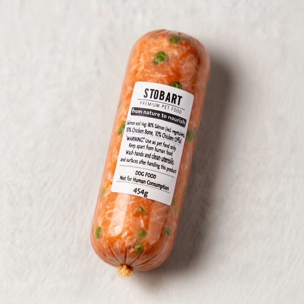 Stobarts Salmon &amp; Veg 80/10/10 454g