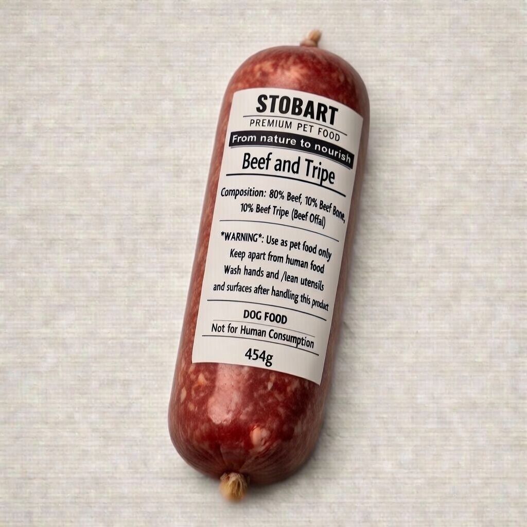 Stobarts Beef &amp; Tripe 80/10/10 454g