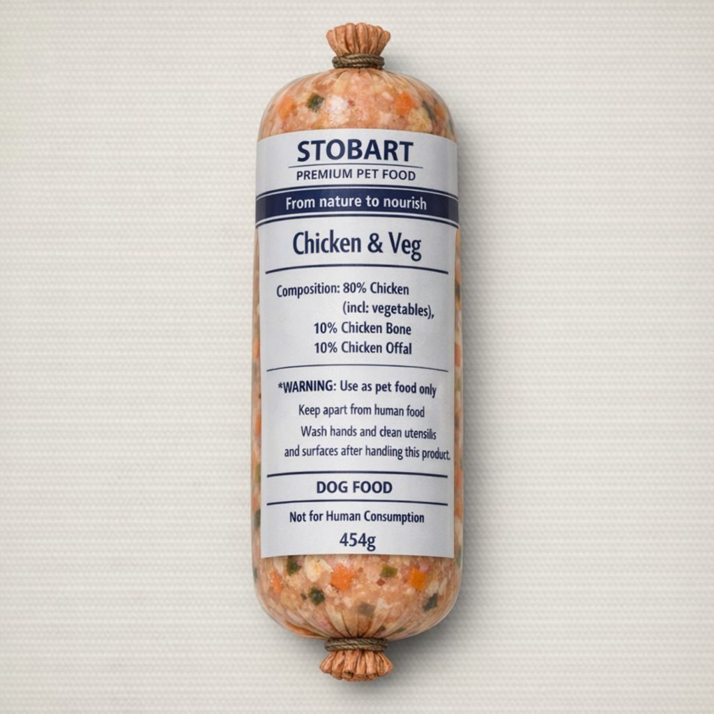 Stobarts Chicken &amp; Veg 80/10/10 454g