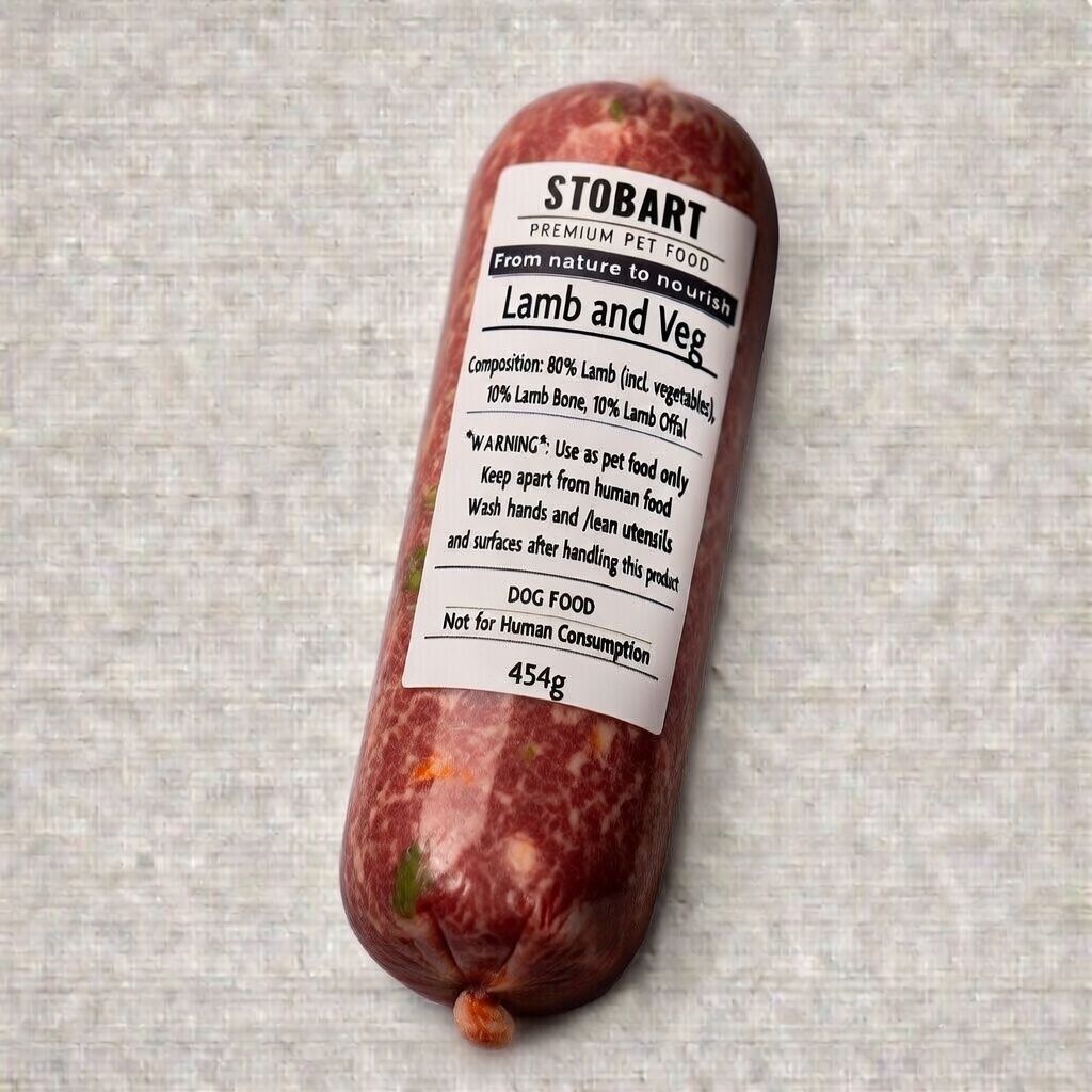 Stobarts Lamb &amp; Veg 80/10/10 454g