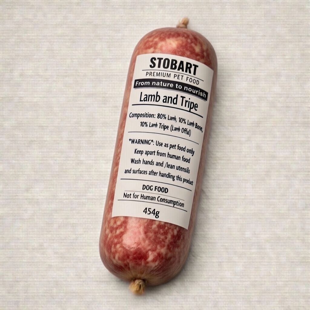 Stobarts Lamb &amp; Tripe 80/10/10 454g