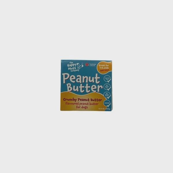 Happy Mutt Peanut Butter Pot 300g Crunchy PB