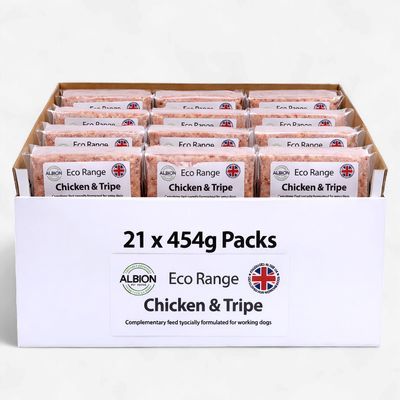 Albion Eco Chicken &amp; Tripe 454g x 21