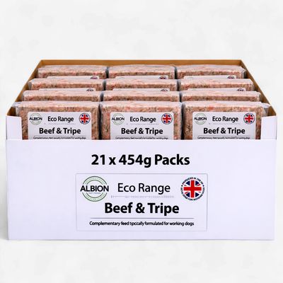 Albion Eco Beef &amp; Tripe 454g x 21