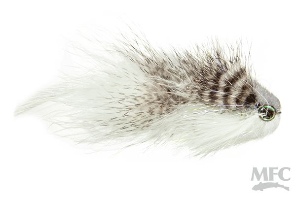Galloup's Bangtail, Color: Grey/White, Size: 1/0