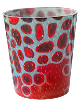 Deyoung Fish Flank Rocks Glass, Color: Brown Trout