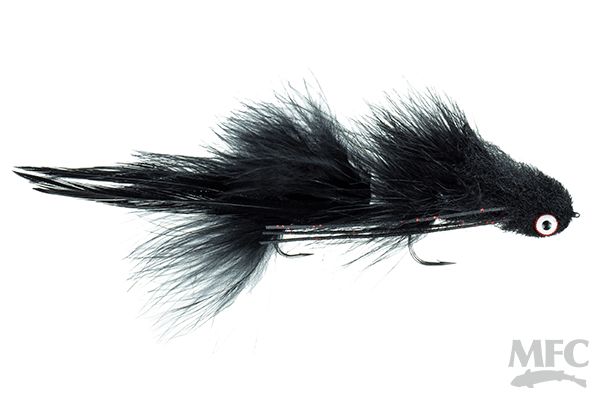 Galloup's Silk Kitty, Color: Black, Size: 2